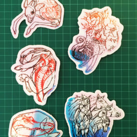 Mystic Hologram Vinyl Stickers